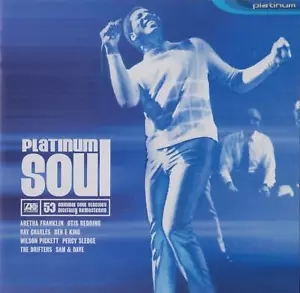 Platinum Soul 2CD Otis Redding-Wilson Pickett-Aretha Franklin-Sam & Dave-OOP - Picture 1 of 1
