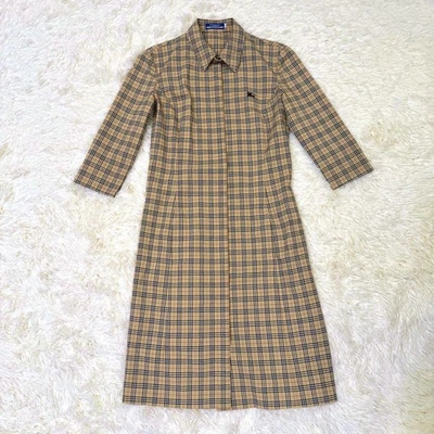 Burberry London Blue Label Nova Check Shirt Dress in Beige Size38/VG LTD From JP - Image 1 of 4