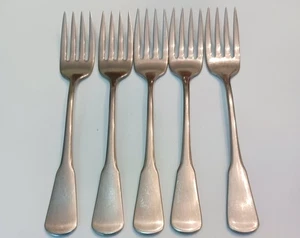 (5) Tenedores de ensalada de acero inoxidable Oneida MINUTE MAN Colonial Boston SSS ~ Envío gratuito - Imagen 1 de 10