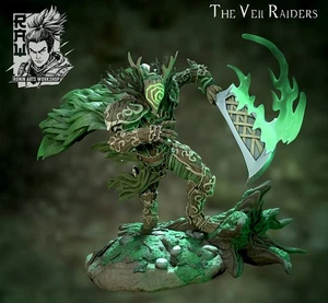 Kayva The Pact Sworn - Forest Elf Living Armor/D&D/Wargaming/TTRPG/Raw - Picture 1 of 2