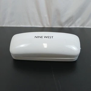 Nine West Women's Hard Shell Glasses Case - White - Eye Glass Sunglasses - Picture 1 of 6
