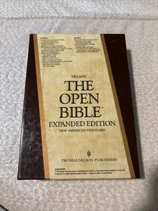 The Open Bible Expanded Edition Genuine Leather 1985 Brown Nelson 975BR - Bild 1 von 4