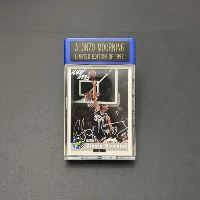 1992 Autograph Rookie Alonzo Mourning Signed /1992 Classic Ltd Ed COA Draft Pick - Image 1 of 4