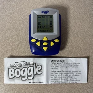 Boggle Electronic Word Search Game Hasbro 2002 Tested Works With Instructions - Picture 1 of 5