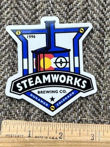 Durango STEAMWORKS BRAUEREI BIER AUFKLEBER Colorado Brauflasche Dampfwerke CO - Bild 1 von 1