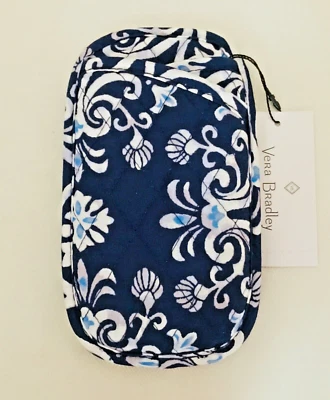 Vera Bradley ~ "Steel Blue Medallionl" ~ Soft ~ Double ~ Eyeglasses Case ~ NWT - Image 1 of 3