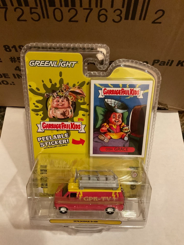Dodge B-100 1976 Greenlight Garbage Pail Kids.    Dish Grace Foto 1 de 1