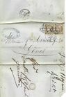 1876 France 30C Pair On Cover From Marseill To Italy