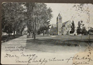 Collegeville PA View of Ursinus College SHIPS FREE - Picture 1 of 2