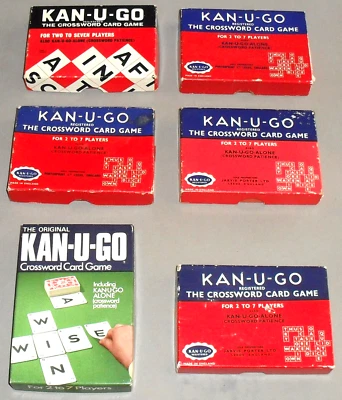 Kan U Go Word Card Board Game Bundle Job Lot Art Craft Wedding VINTAGE COMPLETE - Image 1 of 4