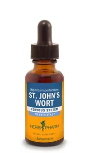 Herb Pharm St John s Wort 1 fl oz 30 ml Gluten-Free Nervous System Stabilizing - Picture 1 of 1