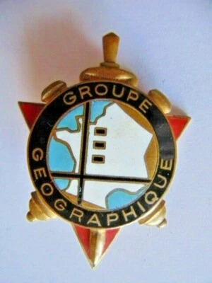 INSIGNE GROUPE GEOGRAPHIQUE ORIGINAL DRAGO  - Photo 1/2