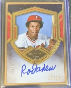 Topps Transcendent 2020 Hall Of Fame Rod Carew Autograph On Card HOF Signed /25 - Picture 1 of 2