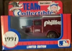 Matchbox Team 1991 coleccionable American League Philadelphia Phillies 1/64 - Imagen 1 de 1