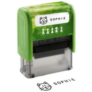 Trodat Textstempel, Individualisierbar Deinedingestempel 8911 Selbstfärbend Schw - Bild 1 von 2