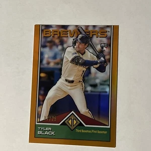 2024 Topps Transcendent Tyler Black Orange 17/25 Rc - Picture 1 of 2