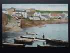 Cornwall PORTSCATHO from the pier showing Man in Boat c1905 Postcard by Argyll's