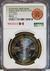 2006 MEXICO SILVER 100 PESOS DURANGO NATIONAL FORREST NGC MS 64 NICE BU COIN