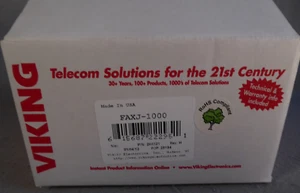 FAXJ 1000 FaxJack Phone Fax Switch Viking Electronics 25184 New in Opened Box - Photo 1/4