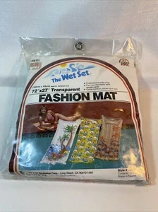 The Wet Set-Intex-Vintage-Fashion Mat Pool Float # 59720-Palm Trees  (1985) - Picture 1 of 11