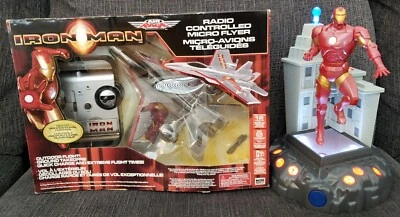 Plane rc Micro Flyer IRON MAN NEW!!! And Animated Talking(bilingual)IRON MAN!! - Image 1 of 4