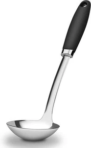 Brushed Stainless Steel Non-Slip Ergonomic Handle Ladle - Picture 1 of 7