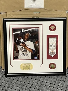 Griffey Jr 1992 Highland Mint 5/30 AS Game Used Bat 24KT Gold Coin & Game Ticket - Picture 1 of 8