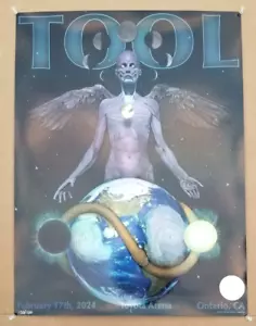 TOOL Band Ontario CA 2024 Tour Poster - Mike Gamble - früher Druck #155 von 750 - Bild 1 von 14