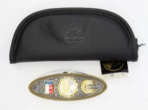 Franklin Mint Folding Knife North Carolina State Quarter First in Flight XYZ - Picture 1 of 7