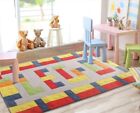 Modern LEGO design multicolor rug for Kids hand tuft premium Nz wool rug