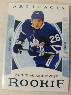 2022-23 Upper Deck Artifacts Turquoise Rookie RC #173 Nicholas Abruzzese - Image 1 of 2