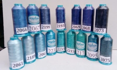 Marathon Embroidery Machine Thread-Polyester 5000M(Blue,Navy) - Image 1 of 4