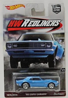 Hot Wheels - '68 COPO Camaro cupé, HW Redlines Car Culture Series 3/5 Foto 1 de 4