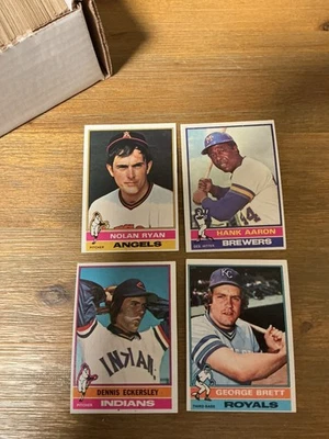 Juego completo de béisbol Topps 1976 (660) - casi nuevo - como nuevo - Eckersley Rookie-Ryan Foto 1 de 4