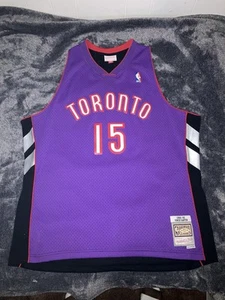 Vince Carter Toronto Raptors Mitchell & Ness NBA 1999-2000 Authentic Jersey 2XL - Picture 1 of 5