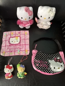 Varie borse Hello Kitty Sanrio Ty peluche rosa nero a pois McDonald - Foto 1 di 13