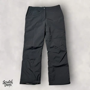 Obermeyer Women's Ski Pants Size 14 Black Insulated Waterproof Winter Flared X01 - Picture 1 of 4