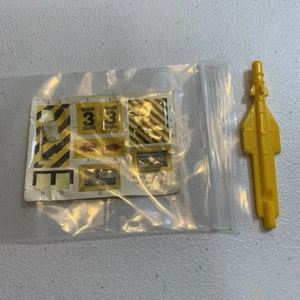 1992 ALIEN MARINE POWER LOADER GELBE RAKETE & Stickerbogen - Bild 1 von 5