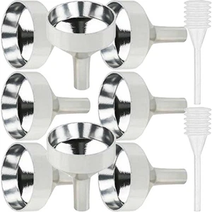 Embudo de metal embudos miniatura herramienta de transferencia de perfume kit pequeño de viaje - Imagen 1 de 12