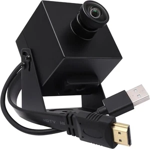 ELP 4K Webcam with USB & HDMI Dual Output, Distortion-Free Streaming Camera - Afbeelding 1 van 9