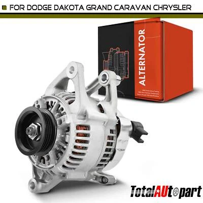 Alternator for Dodge Dynasty Grand Caravan Shadow Plymouth Chrysler 90A 4-Groove - Image 1 of 4