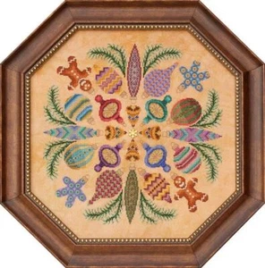 Ornaments Ala Round GP-186 by Glendon Place cross stitch pattern - Picture 1 of 1