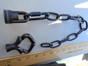 Cadena de araña 24GG01, ACABADO BRONCE, 13" DE LARGO MÁS ACCESORIOS, MUY BUENA - Imagen 1 de 4