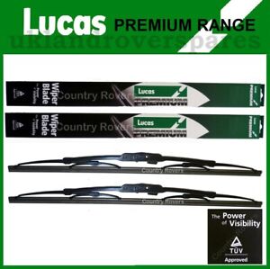 Peugeot 206 Hatchback 2001 to 2006 wiper blades Lucas Premium Brand 2 x 22"