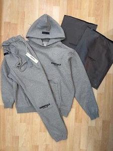 FOG Essential SS22 - Dark Oatmeal Grey - Tracksuit - All Sizes - Authentic - Picture 1 of 14