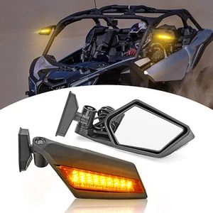 Espejo retrovisor lateral actualizado con luces LED para Can Am Maverick X3 Max RR 2017-2025 - Imagen 1 de 9