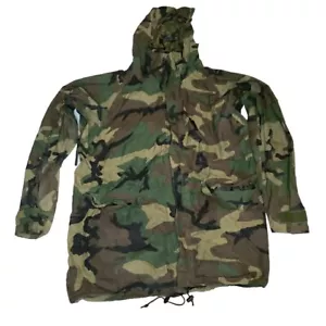 PARKA, IMPROVED RAINSUIT ORC INDUSTRIES (SIZE: MED, USED, WOODLAND IN COLOR) - Picture 1 of 4