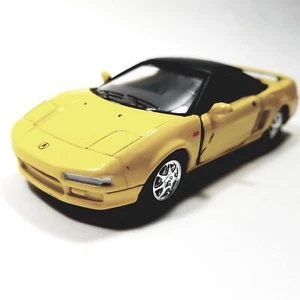 Tin Toys Metallic Team Acura NSX Canary Yellow 4.75" Scale Metal Diecast Car - Imagen 1 de 5