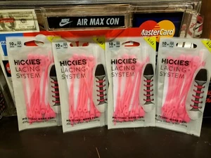 NUEVO Sistema de Cordones Hickies 10x Unidad Cordones Elásticos para Zapatos ROSA Niños Talla Única Ajuste - Imagen 1 de 2