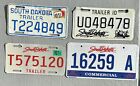 South Dakota License Plate Package (4 Plates), 3 Trailer, 1 Commercial